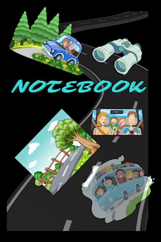 Road Trip Notebook Journal: Mile by Mile Memories: A Road Trip Notebook with 120 Pages for Unforgettable Journeys and Wheels and Words: A 120-Page Road Trip Notebook for Recording Wanderlust Tales