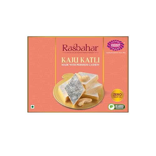 Kaju Katli 200gm | Kaju barfi | Indian Sweet | Made with Cashew | Mithai | Diwali | Festive