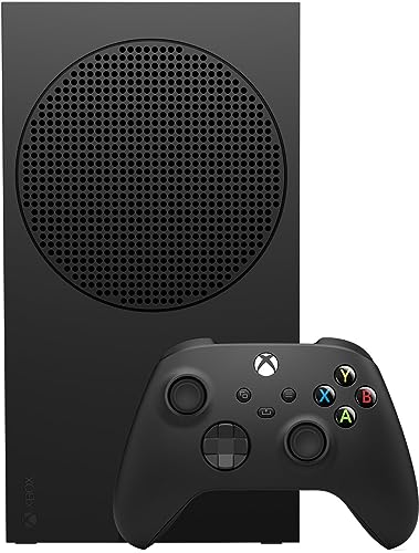 Xbox Microsoft Series S 1TB SSD Console Carbon Black - Includes Wireless Controller - Up to 120 frames per second - 10GB RAM 1TB SSD