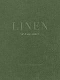 Vintage Green - Hard Cover Coffee Table Book, for Decor & Display | Linen Style Home Accent with Realistic Fabric Effect: Ideal for Decorative ... | Minimal Internal Layout (Fabric Accents)