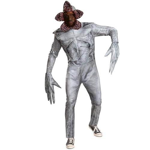 Disguise Demogorgon Adult Costume, Deluxe Official Stranger Things Costume for Men and Women, Adult Size M (38-40)