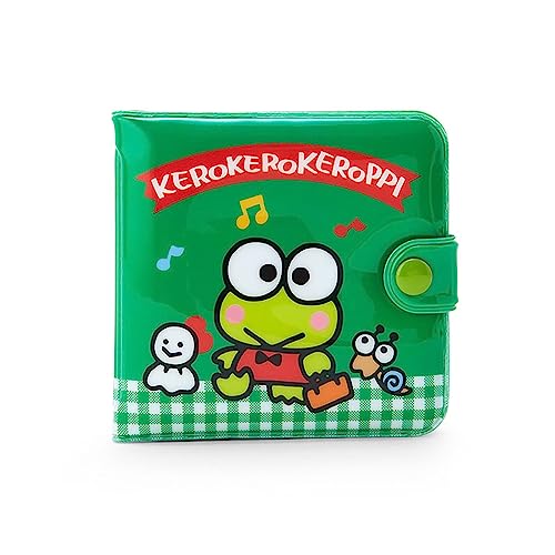 Sanrio 715131 Kerokeroppi Vinyl Wallet,Green，PVC Material