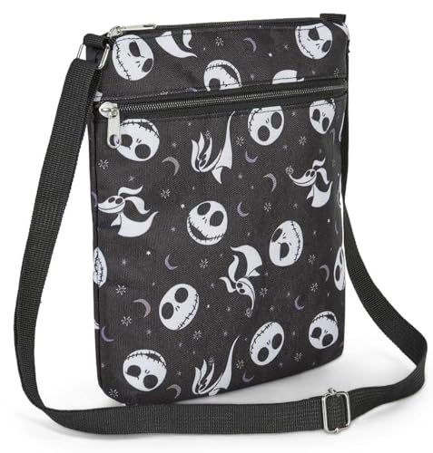 Disney Women Crossbody Bag Nightmare Before Christmas Jack Skellington AOP Sling