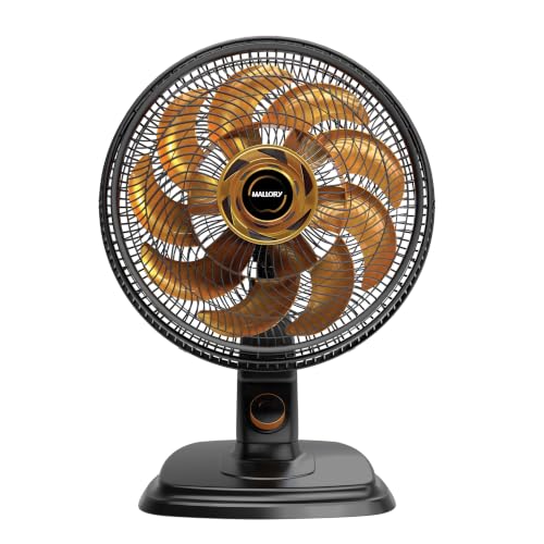 Ventilador de Mesa e Parede Mallory Egeo, Silencioso, Hélice de 15 pás, Grade Especial em Sistema TS, Máxima Vazão e Mínimo Ruído – PR-DR - 127V