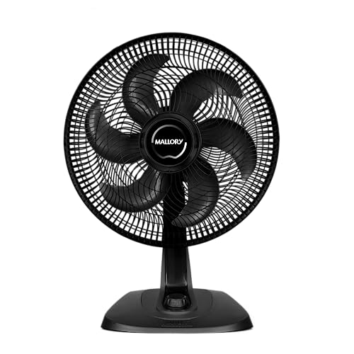 Ventilador Mallory Mesa e Parede Turbo Fresh 40cm, 126W, Silencioso, Hélice de 6 pás, Grade Especial em Sistema TS, Máxima Vazão e Mínimo Ruído - 127V