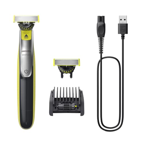 🔥 STARKER PREIS (-41%) PHILIPS OneBlade 360 Face - elektrischer Rasierer & Trimmer, 2x 360 Klingen, verstellbarer 5-in-1-Trimmaufsatz, Nass- & Trockenrasur, Akku-USB, fürs Gesicht (QP2734/30)