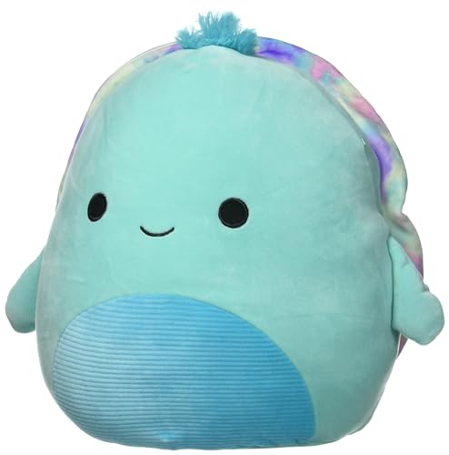 Squishmallows Original 12-Inch Cascade Teal Turtle with Tie-Dye Shell - Official Jazwares Plush