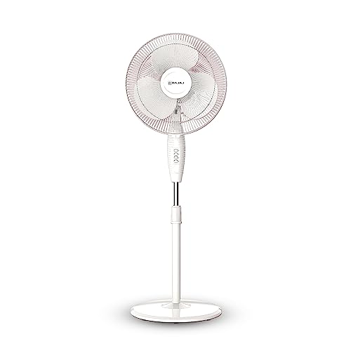 Bajaj Frore Neo 400 MM Oscillating Pedestal Fan For Home | Aerodynamically Balanced Blades | 100% Copper Motor | High Air Delivery | 3-Speed Control |