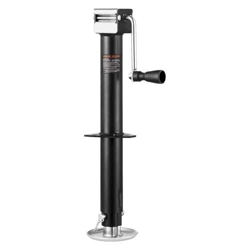 VEVOR 5000 lbs A-Frame Trailer Jack, 15" Vertical Travel, Adjustable Drop Leg, for Horse, Utility, Yacht Trailers