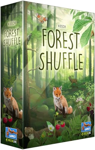 Lookout Games Forest Shuffle Card Game - Create an Ecological Paradise! Clever Strategy Game for Kids & Adults, Ages 10+, 2-5 Players, 60 Min Playtime, ECO-Friendly Packaging