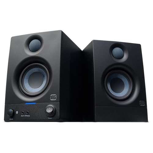 PreSonus Eris 3.5BT Bluetooth Studio Monitors, Pair — Powered, Active Monitor Speakers...
