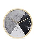 French Connection Elegant Analog Tricolour Dotted Round Wall Clock Size 12 Inches