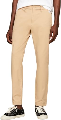 ⚡ BLITZDEAL (-76%) Tommy Jeans Herren Chinos Austin Stretch, Beige (Tawny Sand), 34W/32L