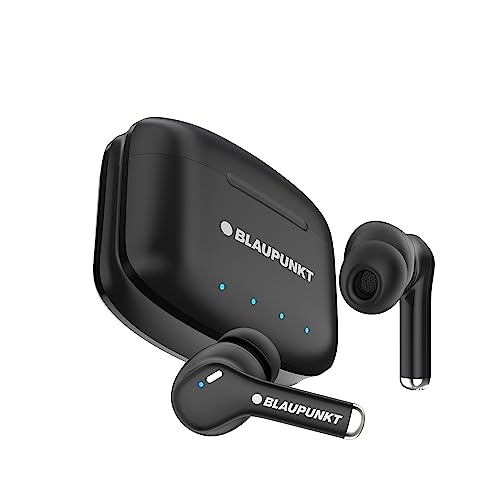 BLAUPUNKT Newly Launched Btw100 Xtreme Truly Wireless Bluetooth Earbuds I 99H Playtime* I Quad Mic I Crispr Enc Tech I Gaming Mode I Turbovolt Chargin