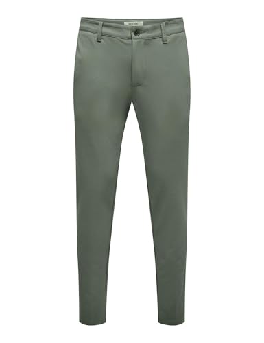(-30%) Only & Sons Herren Onsmark Slim Gw 0209 Pant Noos Anzughose, Castor Gray, 34W / 32L EU