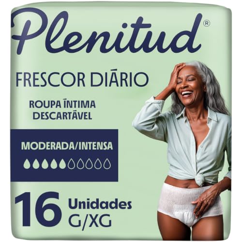 Roupa Íntima Plenitud Classic para Incontinência G/XG-16 un