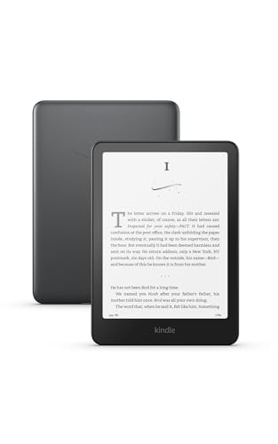 Amazon Kindle Paperwhite Signature Edition 32GB – Our fastest Kindle with auto-adjusting front light, wireless charging, and weeks of battery life – Metallic Black