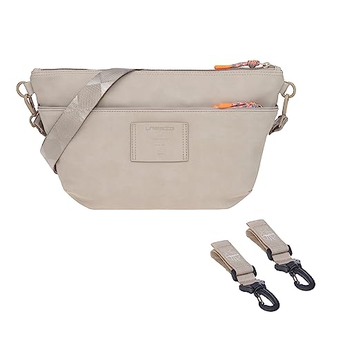 (-20%) LÄSSIG Baby Kinderwagenorganizer Umhängetasche Kinderwagentasche inkl. Kinderwagenbefestigung/GRE Buggy Bum Bag humus