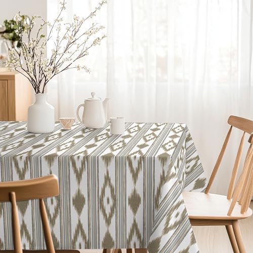 Martina Home Tablecloth RESIN ISLANDS BROWN 140 Round