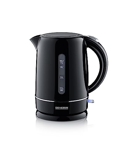 (-50%) SEVERIN Wasserkocher, 1,7 L, Kalkfilter, Kunststoff, 2200 W, Schwarz [WK 4322]