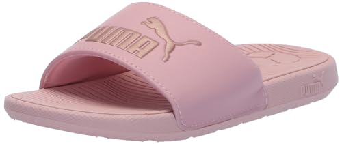 PUMA Cool Cat Sandal Slides Sandal Slides, Rose-Rose Gold, 1 US Unisex Little Kid