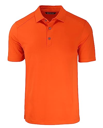 Cutter & Buck Forge Eco Stretch Recycled Mens Polo, College Orange