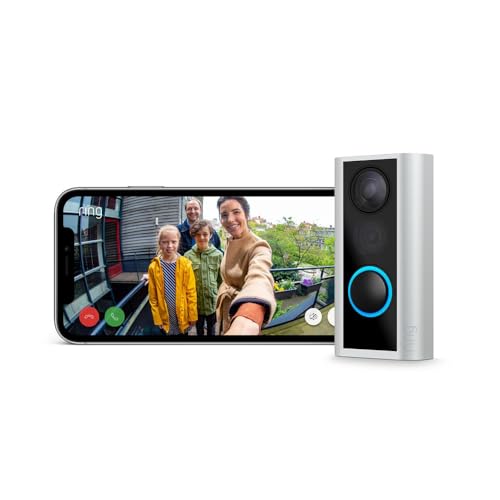 ⚡ BLITZDEAL (-61%) Ring Video-Türspion (Door View Cam) | Für eine Türstärke von 54–75 mm (Empfohlene Version) | Kabellose Türklingel-Sicherheitskamera mit 1080p-HD-Video | 30-tägige kostenlose Testphase für Ring Home