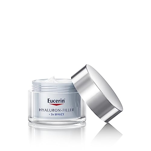 Eucerin Hyaluron-Filler Day Cream SPF 15 (Dry Skin) Refill 50ml, Anti-Wrinkle Day Cream for Refined Skin, Nourishing Moisturiser with Hyaluronic Acid and Collagen