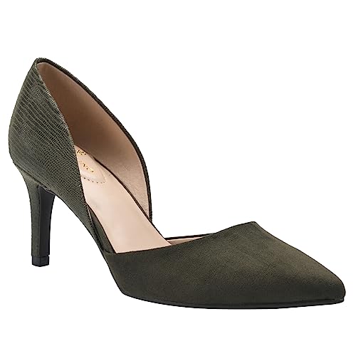 Bandolino Women's Grenow Pump, OliveGreen300, 9
