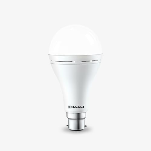 Bajaj LEDZ 12W Rechargeable Emergency Inverter LED Bulb, White