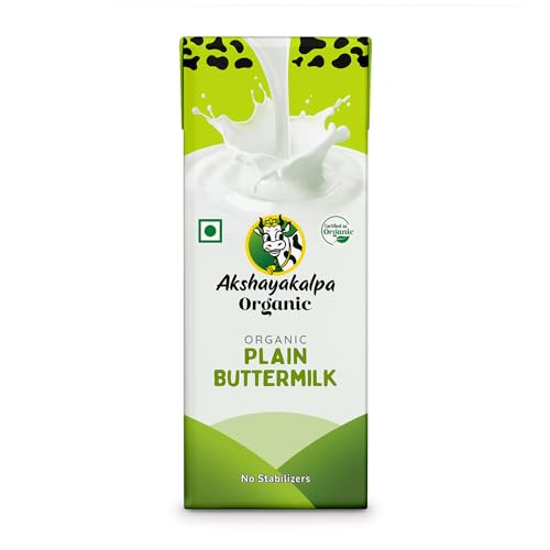Akshayakalpa Organic Plain Butter Milk - UHT - 180ml