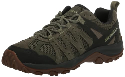 Merrell Men's Hiking Shoe, Olive/Moss, 10.5