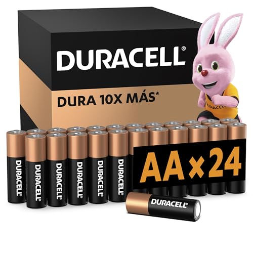 Duracell Pilhas Alcalinas AA Pequena Pack 24 Unidades – Dura até 10x Mais – Ideal para Controle de Videogame e Brinquedo...