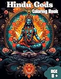 Hindu Gods Coloring Book: Mandala Unique Coloring Book Hindu Mythology for 8 and above years old, 80 Pages