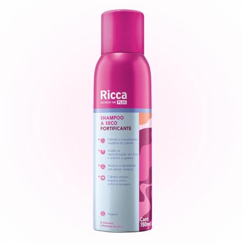 Shampoo a Seco Ricca, Fragrância Frutada, 150ml