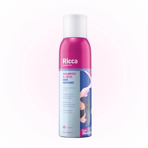 Shampoo a Seco Ricca, Sem Perfume, 150ml