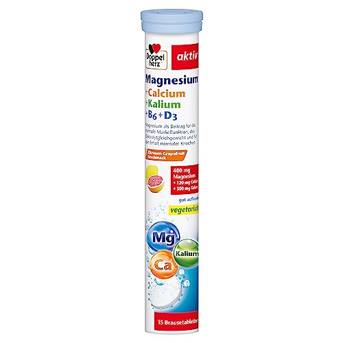 (-25%) Doppelherz Magnesium + Calcium + Kalium + B6 + D3 - mit Zitronen-Geschmack