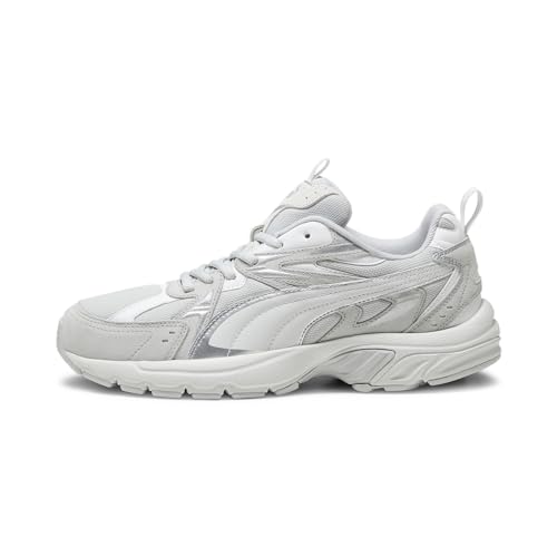 (-66%) PUMA Unisex Adults MILENIO TECH SUEDE Sneaker, COOL LIGHT GRAY-FEATHER GRAY-PUMA WHITE, 39 EU