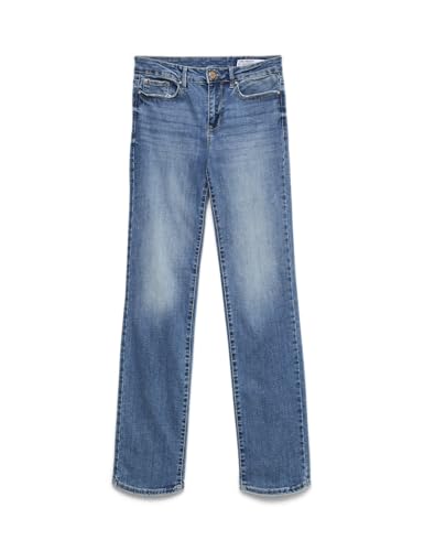 (-40%) VERO MODA Female Straight-Fit VMFLASH Mid Rise Gerade geschnitten Jeans