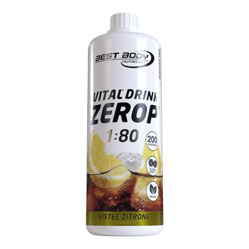 (-35%) Best Body Nutrition Vital Drink Zerop (1000ml) Iced Tea Lemon - Intra- & Post-Workout - Intra-Workout