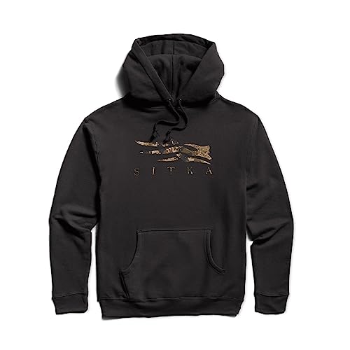 SITKA Gear Men's Everyday Icon Optifade Pullover Hoody - Black Subalpine, XX-Large