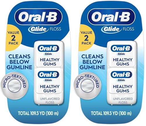 Oral-B Glide Pro-Health Original Floss Twin Pack 100 M, Packaging May Vary (Pack of 2)