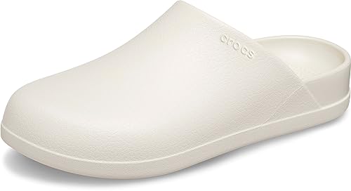 Crocs Unisex-Adult Dylan Mules Clogs-Shoes, Stucco, 9 Men/11 Women
