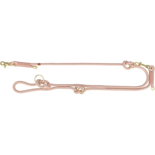 🔥 SELTEN SO GÜNSTIG (-47%) TRIXIE Hundeleine Soft Rope V-Leine M–L, aus Tau – 2 m/10 mm, rosa