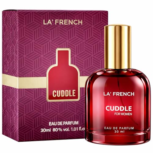 La French Cuddle Perfume Scent For Women 30 ml | Premium Luxury | Long Lasting | Eau De Parfum | Signature Scent | Date night fragrance | Ideal gift f