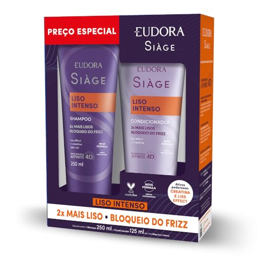 Eudora SIàge Promopack Shampoo/Condicionador Liso Intenso