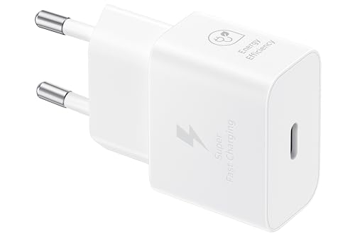 (-58%) Samsung Schnellladeadapter, Energieeffizientes Ladegerät, USB-C, 25 Watt, Weiß, EP-T2510N