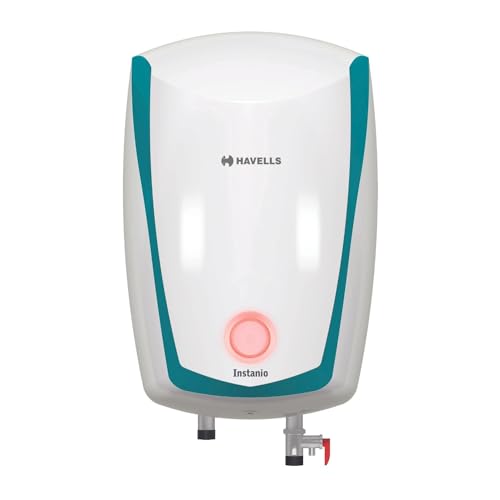Havells Instanio 10L Storage Water Heater(Geyser)|Faster Heating|Safer to use|Saves electricity|Engineered for Hard Water|Color Changing LED Indicator