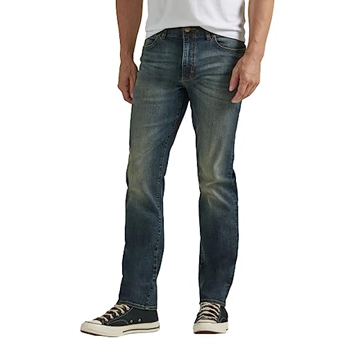 Lee Men's Extreme Motion Regular Straight Jean, Maverick, 38W x 32L