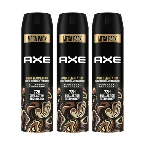Dark Temptation Long Lasting Deodorant Bodyspray For Men, 215ml (Pack of 3)